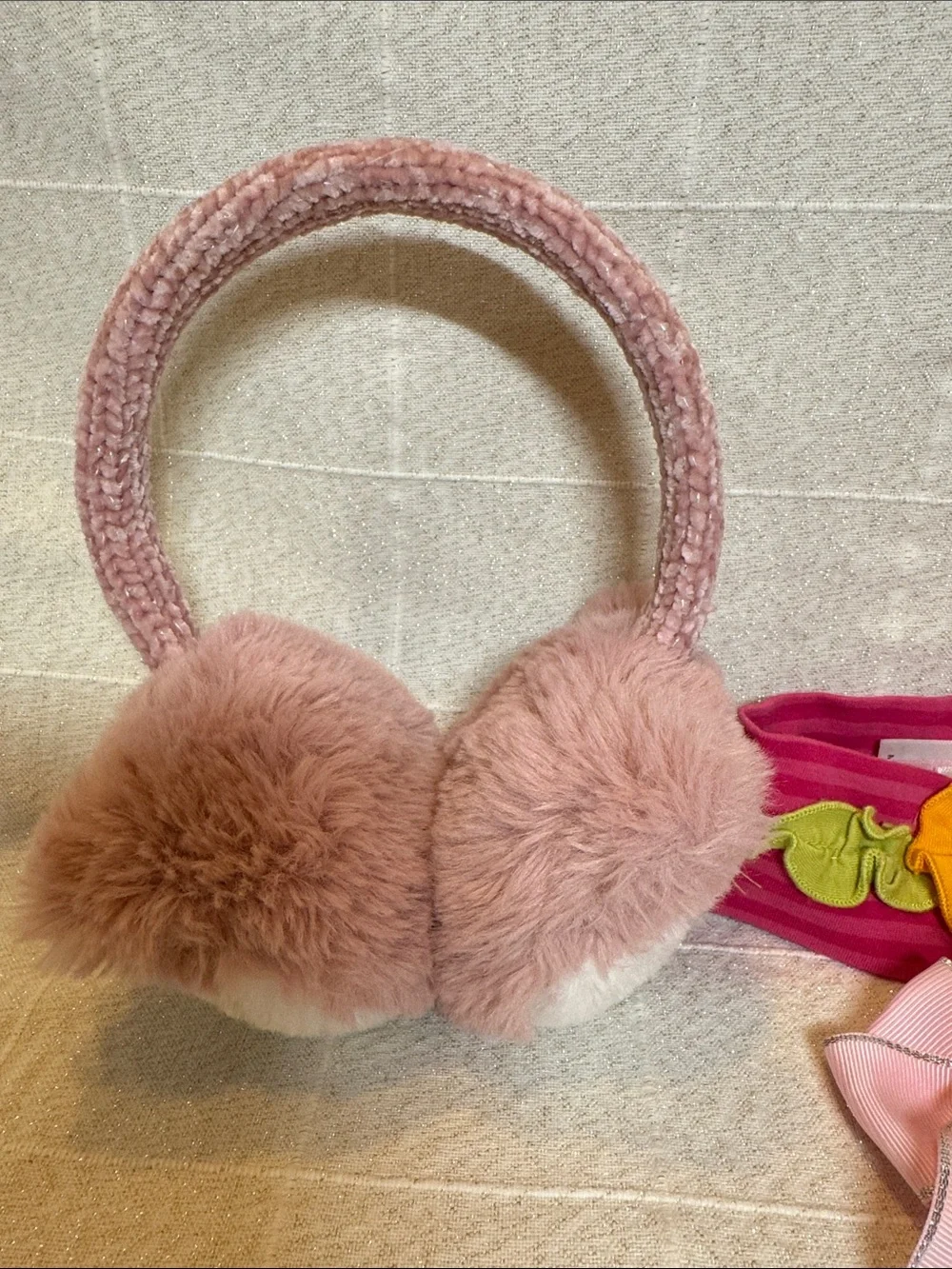 Headbands & Assorted Pink Hair Bows